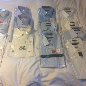 Three brand new shirt size 15.5 in bundle.